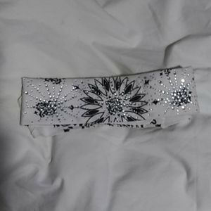 handmade rhinestone biker head wrap